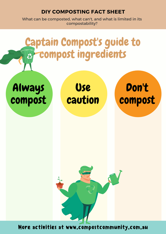DIY Composting fact sheet for kids