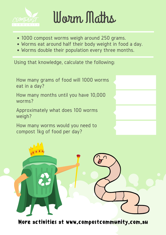 Activity Sheets for Kids drafts - Worm maths